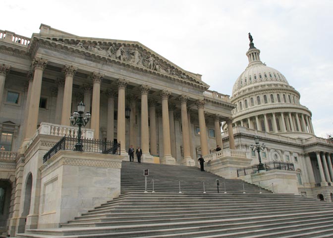 Senate with Capital Rotunda in background