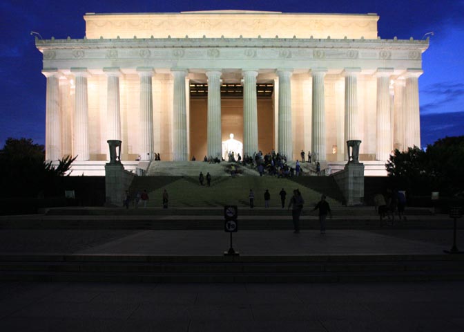 Lincoln Memorial in the Evening